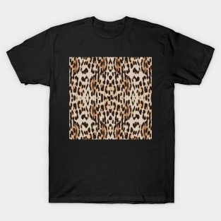 Leopard Faux Print Beautiful Animal Lover Pattern T-Shirt